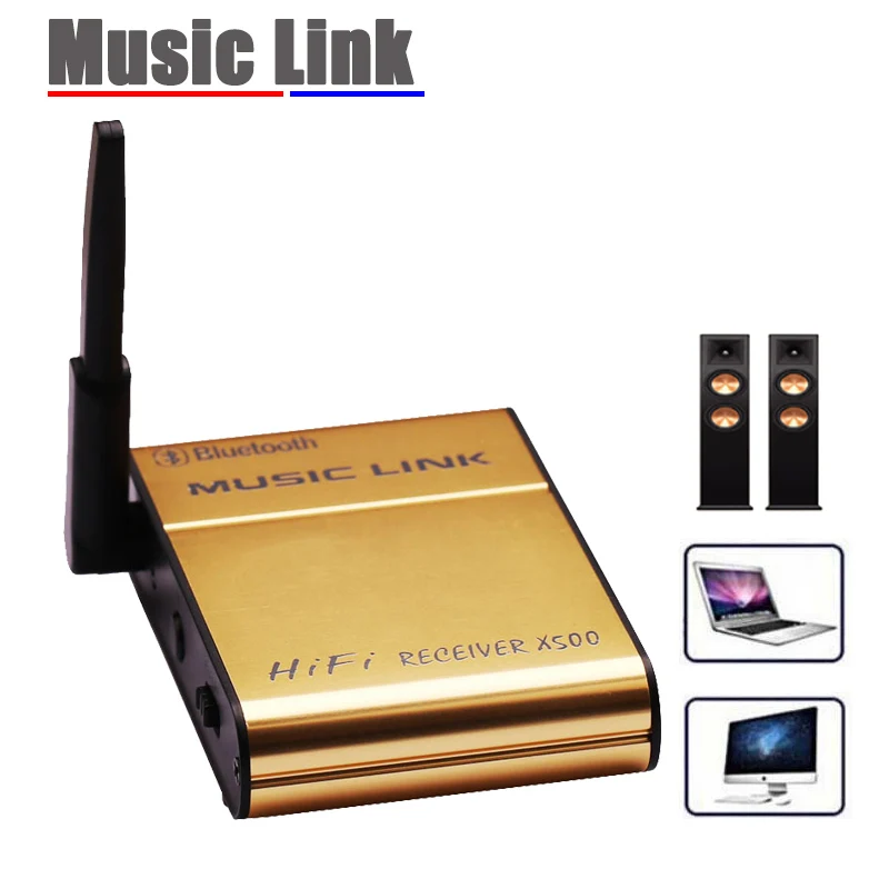 Беспроводной аудио приемник 3 5 мм стерео без потерь 2 4G Высокое качество адаптер