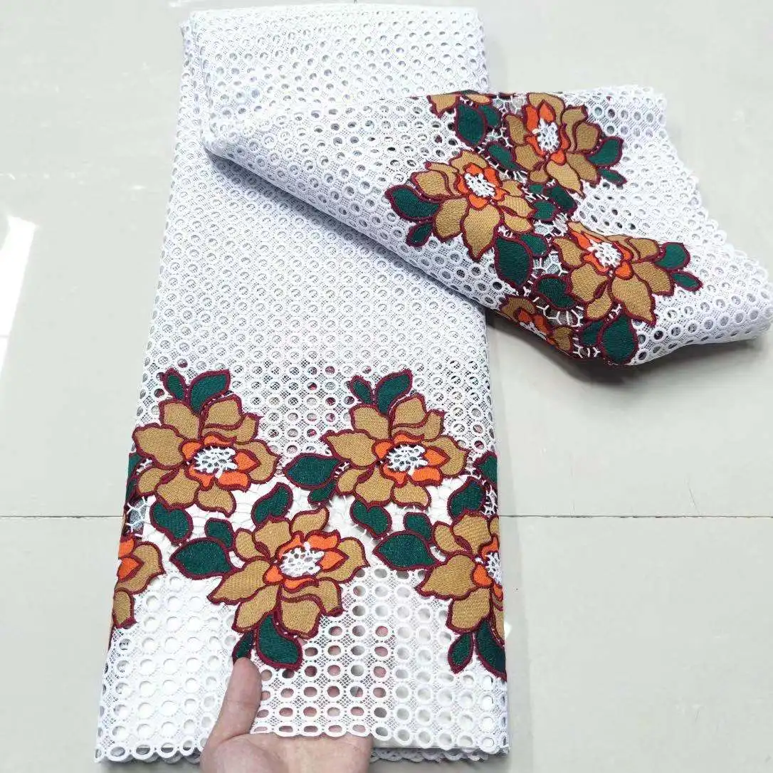 XIUYSAI Африканский гипюровый шнур кружевная ткань модное нигерийское