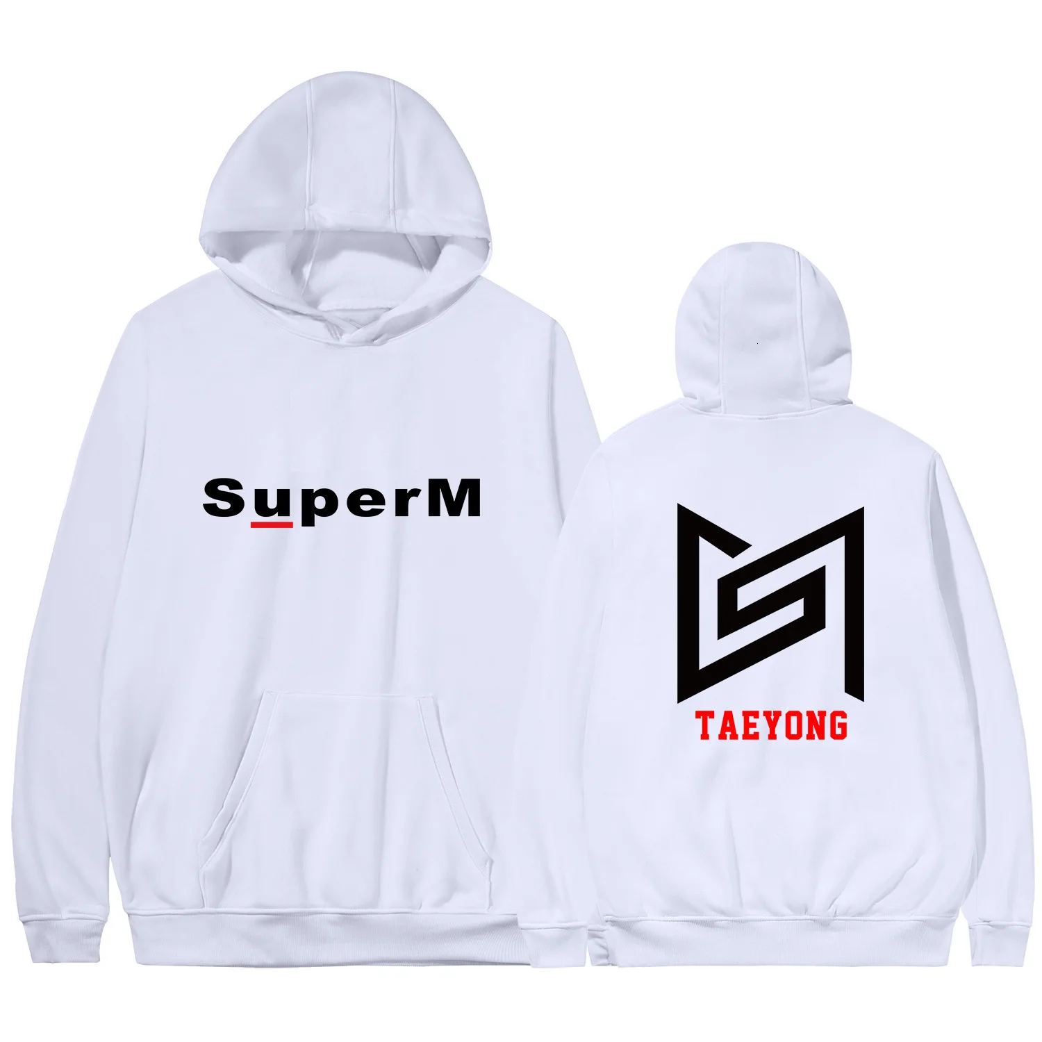 KPOP супер M толстовки, свитшоты, куртки повседневная толстовка с капюшоном размера d размера плюс постер Марка Лукас 4XL концертный тур товар