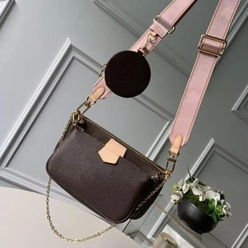 2021 Women Luxurys Designers bags womens crossbody bag Genuine handbags purses lady tote Coin Purse three item