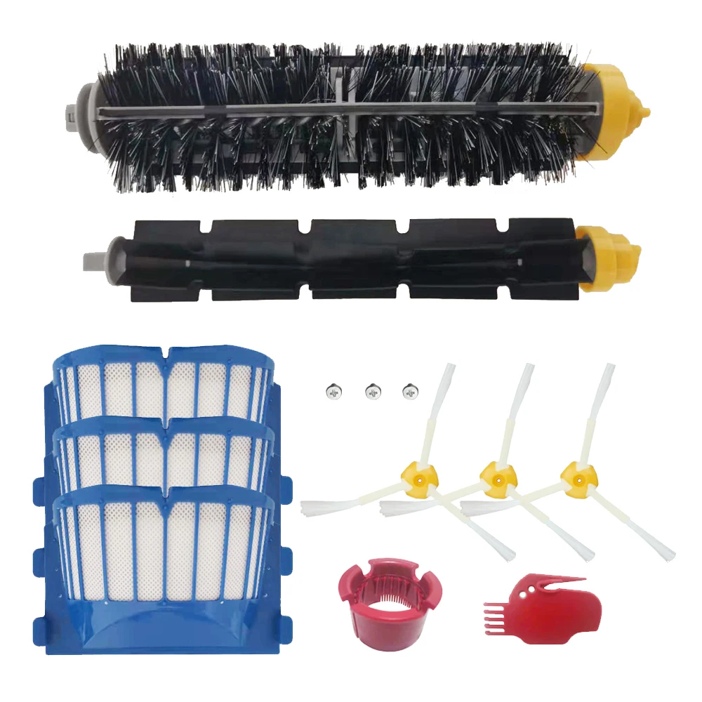 

Фильтр Hepa, боковая щетка, центральный ролик для робота-пылесоса iRobot Roomba серии 600, 605, 606, 616, 620, 650, 655, 660, 676, 680