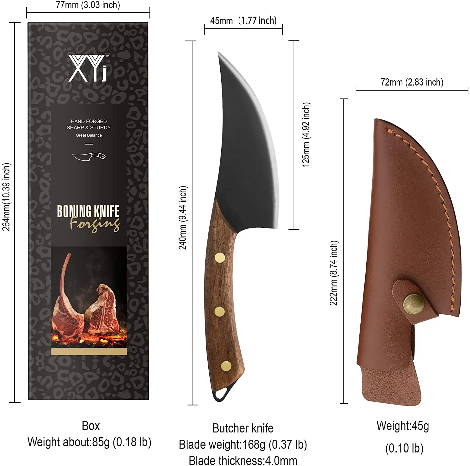 XYj 5 ''кухонный нож из нержавеющей стали для выживания в ножнах резьбы по коже