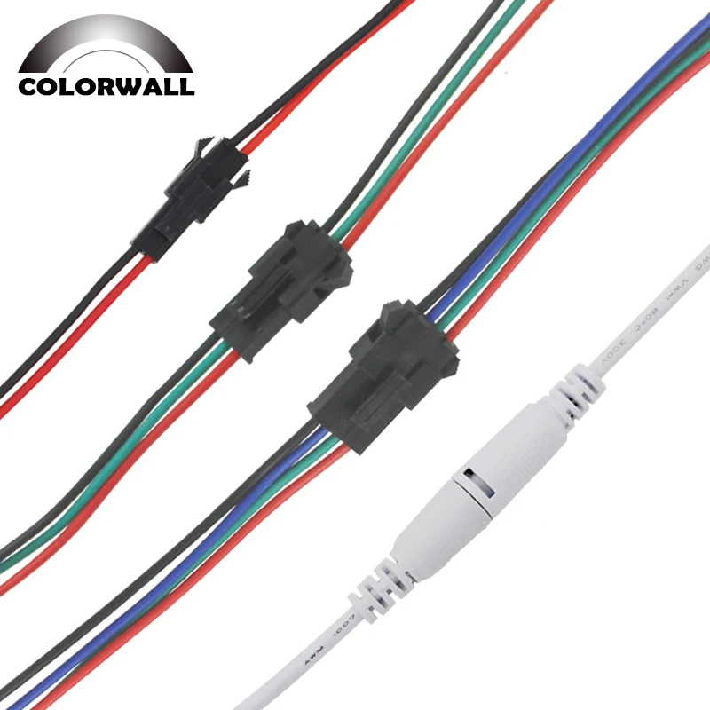 10 пар JST SM 2Pin 3Pin 4Pin DC быстрый соединитель провод источник питания проводка Мужской