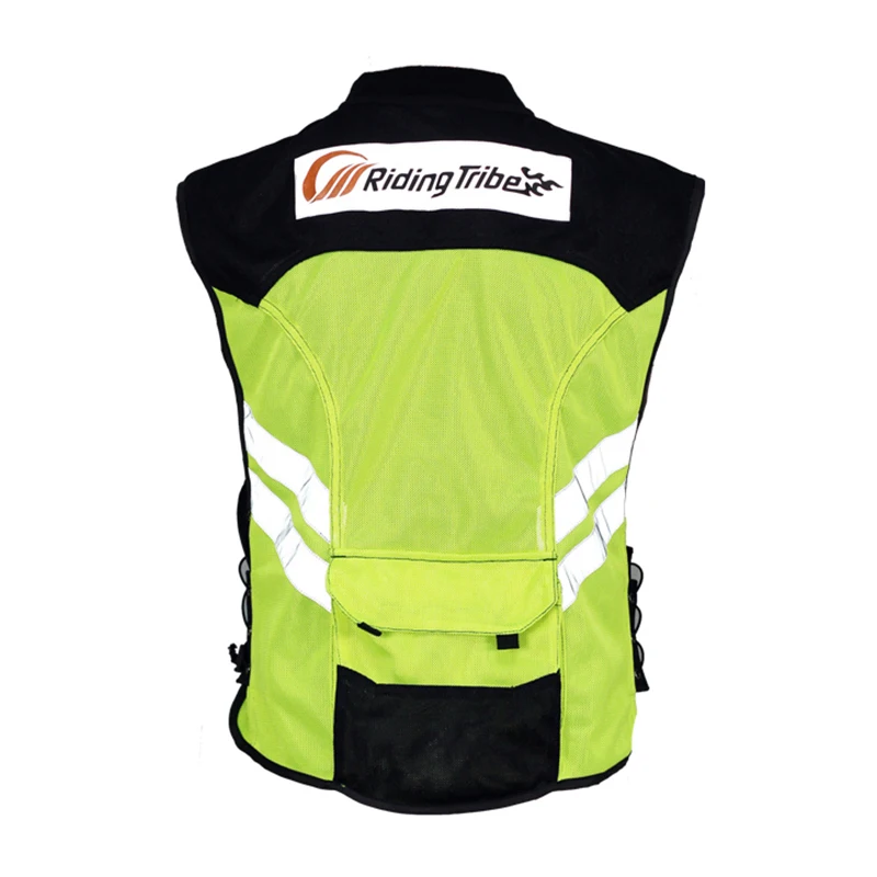 Светоотражающий Жилет для езды на мотоцикле мотоциклетная безрукавка одежда по