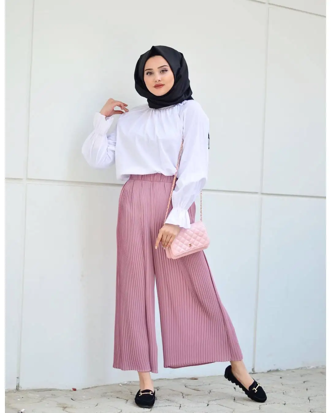 Мусульманская блузка из Дубая женская рубашка с высоким воротником блузки