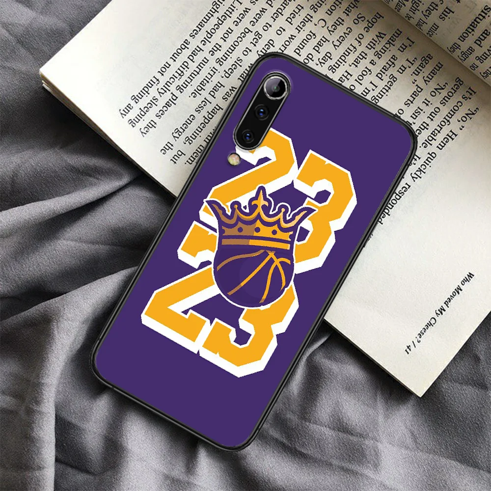 

LeBron James Basketball Phone Case For Xiaomi Mi Note 10 A3 9 MAX 3 A2 8 9 Lite Pro Ultra black Coque Soft Hoesjes Painting