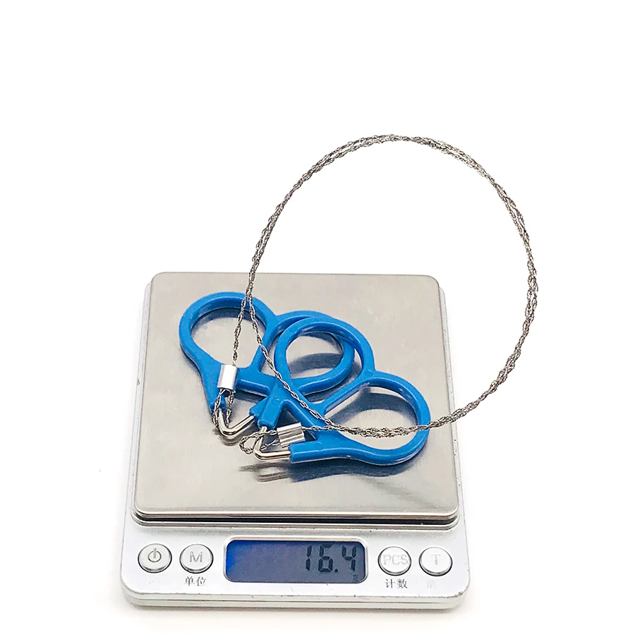 Карманная ручная цепная пила из нержавеющей стали комплект для выживания в