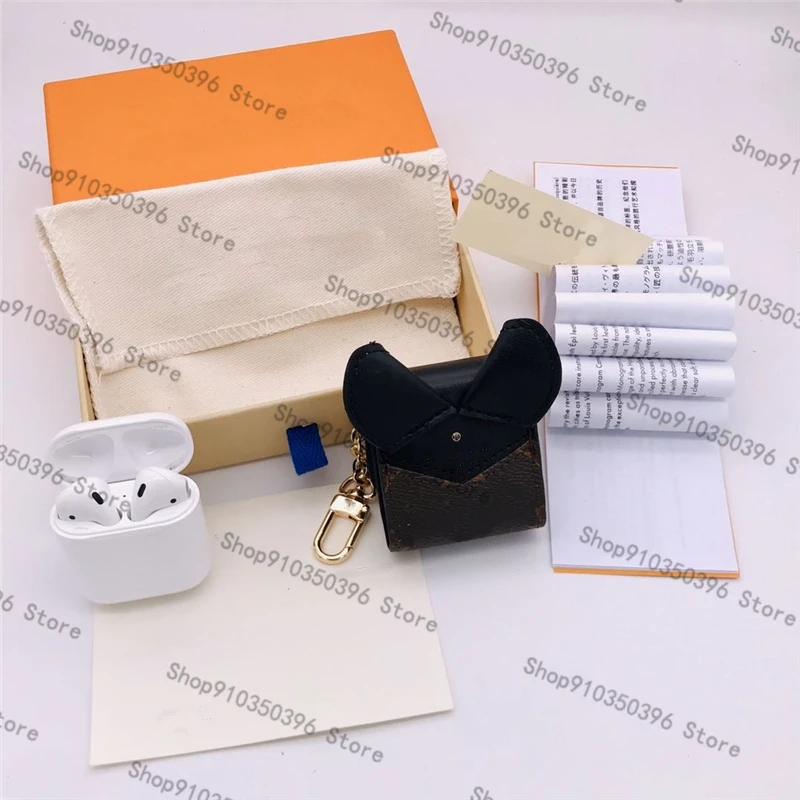 

Luxury Brand Leather Women Headphone Cases Coin Purses Tassel Design Clutch Wallet Female Money Credit Card Holder Without Box