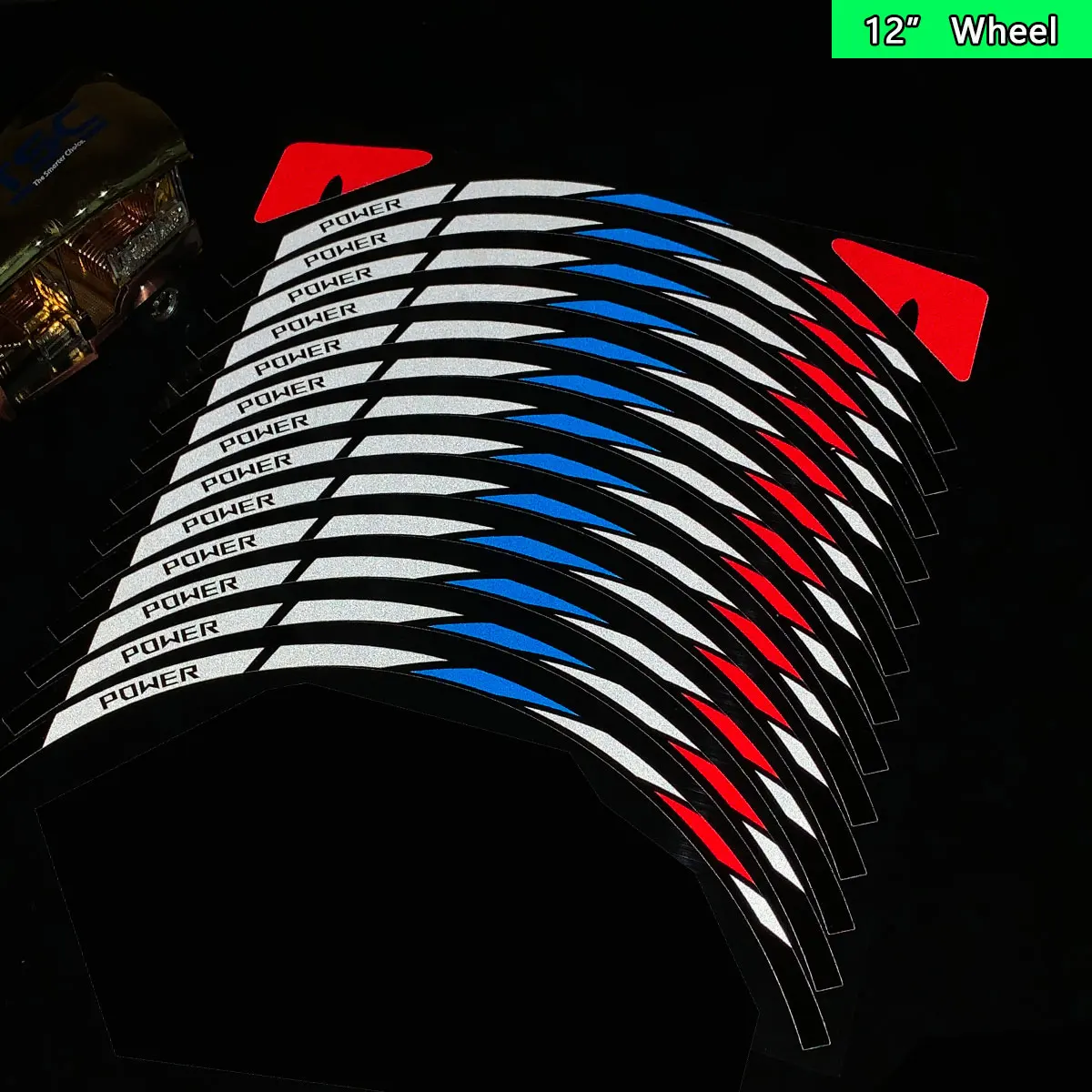 

Лента Светоотражающая для колес мотоцикла, автомобильные наклейки на обод, 10 дюймов 12 дюймов 14 дюймов