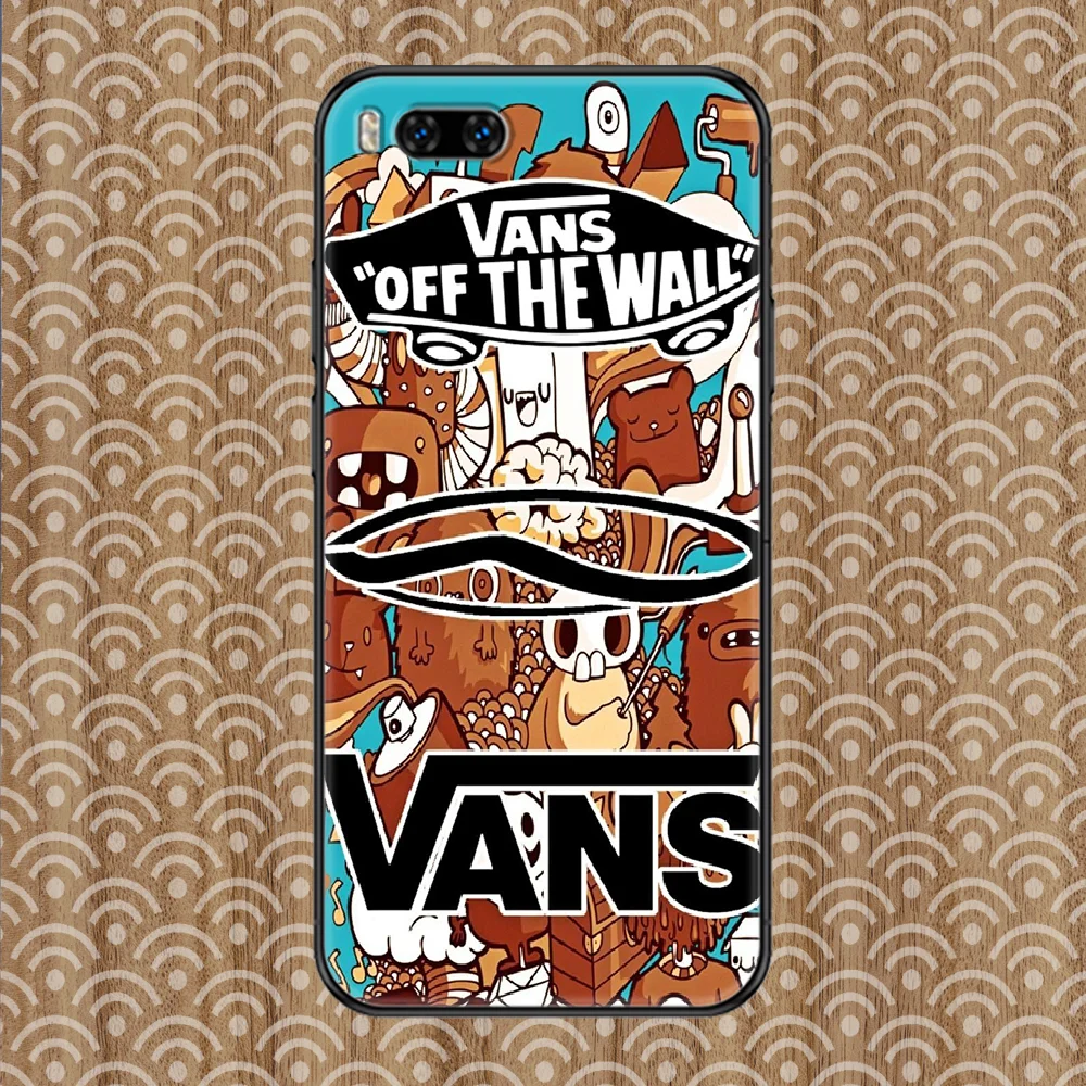 

Vansing Skateboard Brand Phone case For Xiaomi Mi Max Note 3 A2 A3 8 9 9T 10 Lite Pro Ultra black 3D prime trend back art funda