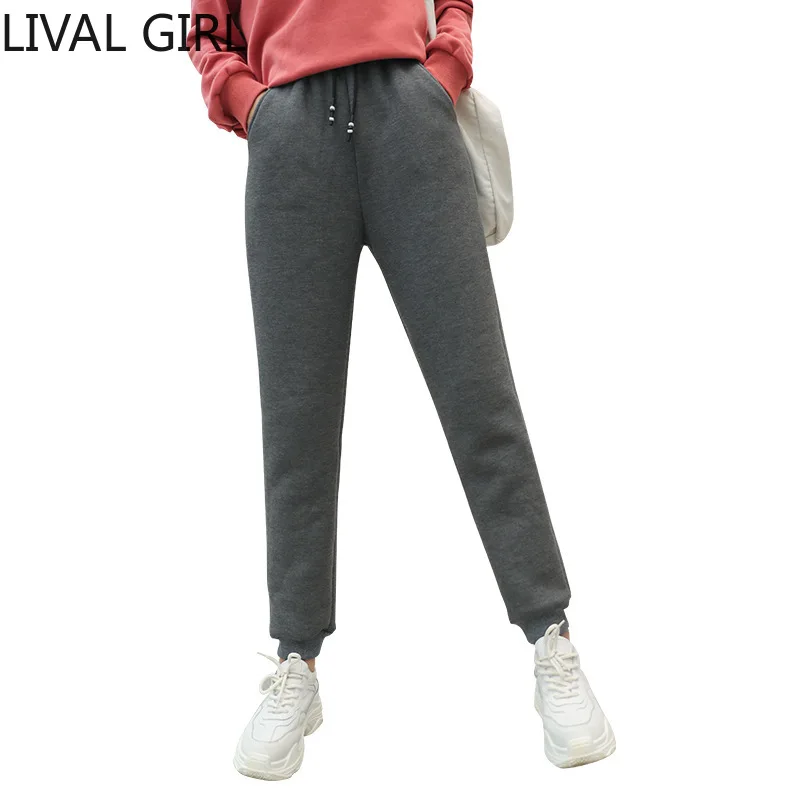 Женские утепленные брюки новые зимние теплые вельветовые толстые ягненки