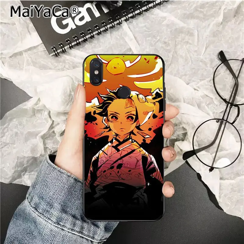 Высококачественный чехол для телефона MaiYaCa Anime Demon Slayer Kimetsu no Yaiba xiaomi mi 6 8 se note2 3 mix2