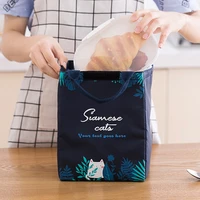 portable thermal insulation bag large capacity lunch cooler box folding food picnic ice pack aluminum foil waterproof tote fresh