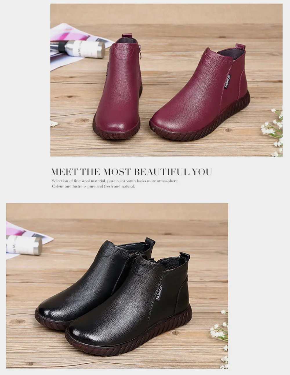 AARDIMI Zapatos Mujer; женские зимние ботинки из натуральной кожи; женские ботильоны ручной работы на молнии в стиле ретро; сезон зима-весна; женская обувь