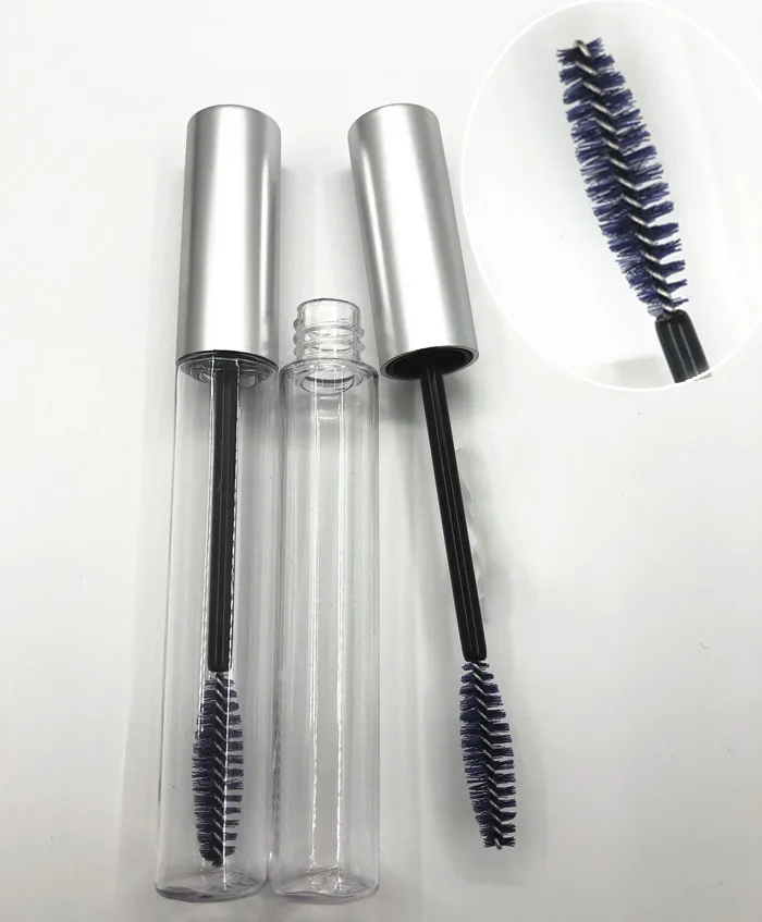 Пустая тушь для ресниц 10 мл флакон с жидкостью контейнер серебряной крышкой Wuth Plug