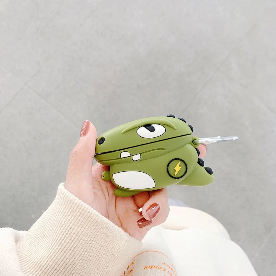 3D чехол для наушников для Airpods Pro Чехол Силиконовый Медведь Кролик поросенок Мультяшные наушники/Earpods чехол для Apple Air pods Pro 3 чехол кошка