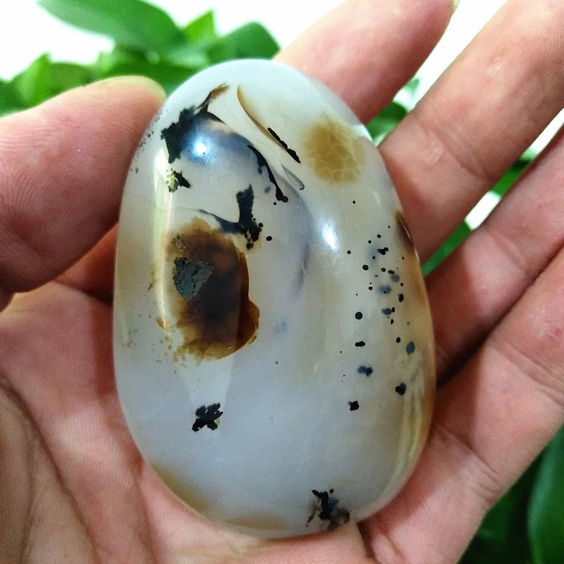 Натуральный водный завод агат камень ладонь пляжный искусственный материал для