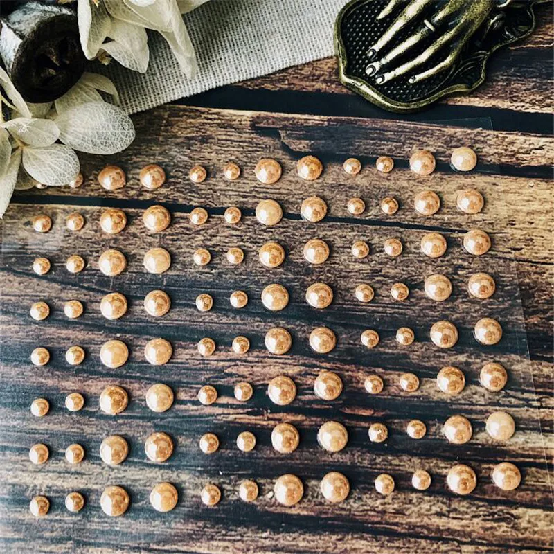 Scrapbook Imitation Pearls Stickers Acrylic Self Adhesive Accessories Personalized Diamond Laptop Skins Photo Frame Decoration | Дом и сад