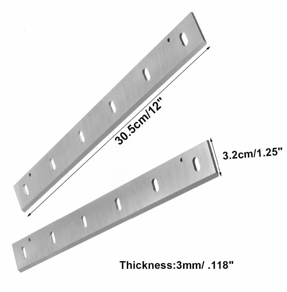 Набор из 2 лезвий для строгального станка 12 дюймов 305 мм|Запчасти