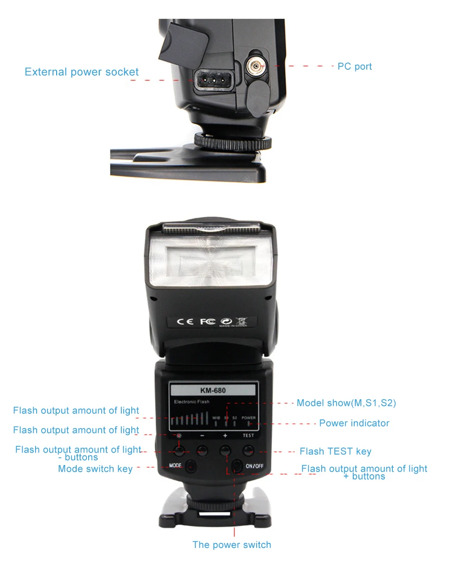 MAMEN фотовспышка "Speedlite" Беспроводная Master Speedlight для Nikon D750 D810 D7200 Canon камера фото свет DSLR лампа на телефон