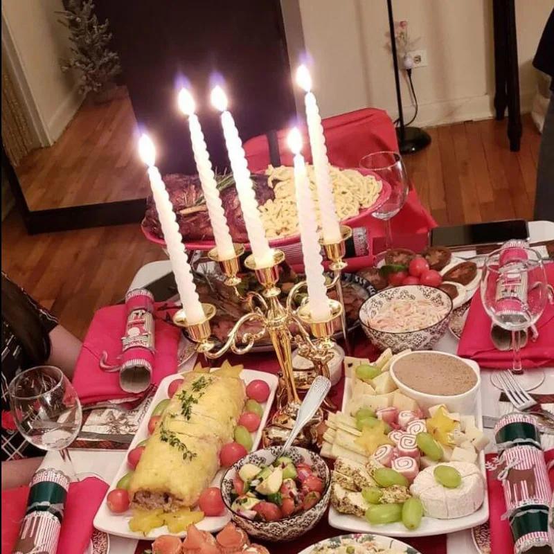 Подсвечник из цинкового сплава серебристого/золотого цвета|candle holders|candle candle