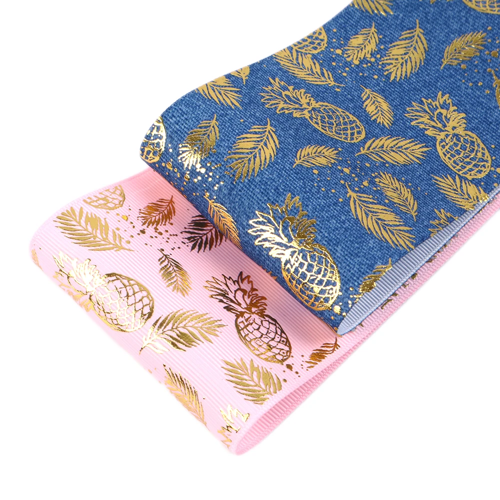 Аксессуары Давида 3 '❵ мм 50 ярдов/рулон мультфильм сердце печать Grosgrain лента