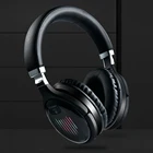 Светящиеся беспроводные bluetooth-наушники, складные стереонаушники с басами и микрофоном, проводная гарнитура для телефона, ПК