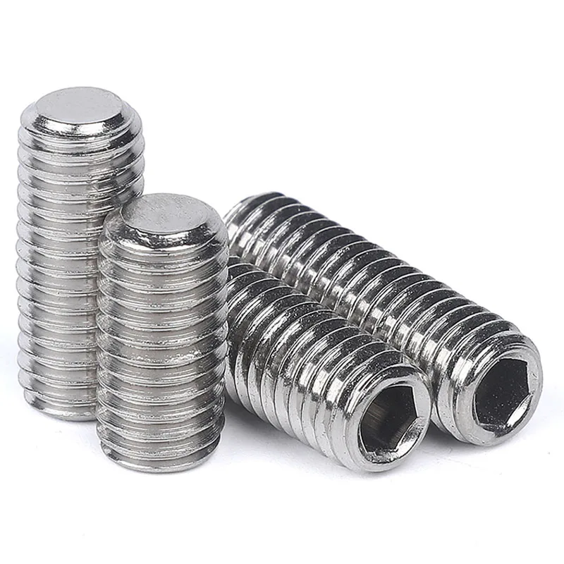 304 нержавеющая сталь Внутренний шестигранный набор винтов с плоским концом