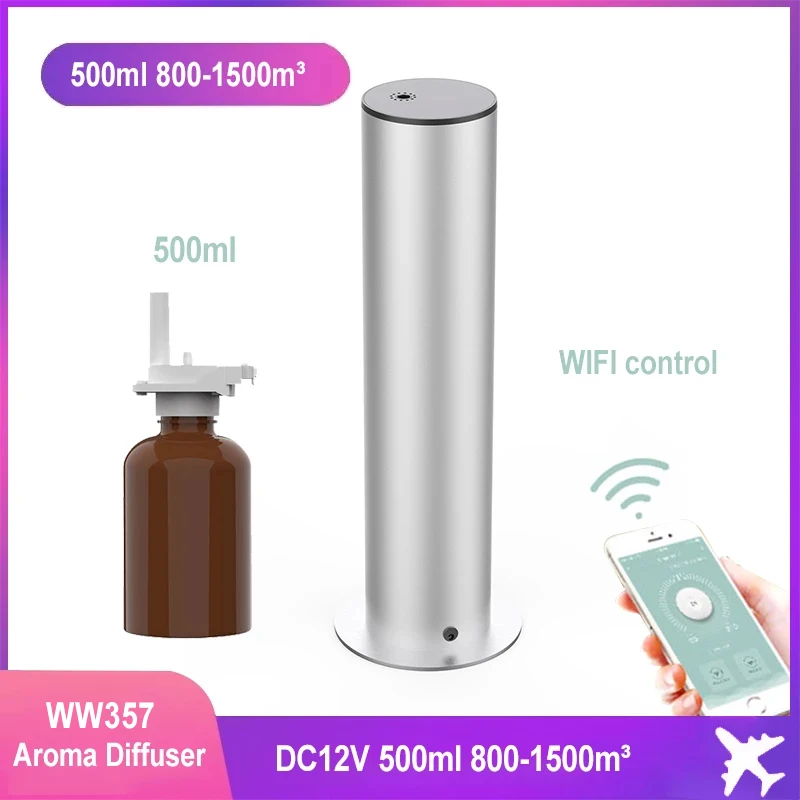 

1500m³ Commercial Hotel Aroma Diffuser Smart WIFI Control Cold Atomization Pure Essential Oil Aroma Diffuser Lasting Fragrance