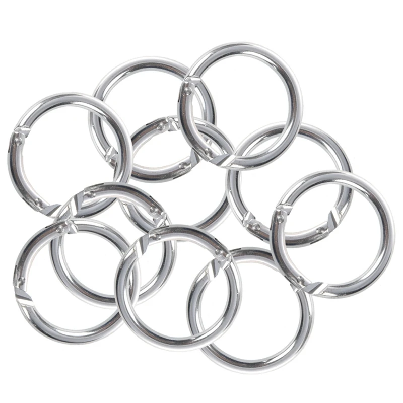 10 Color Silver Carabiner Hook Snap Connector | Обустройство дома