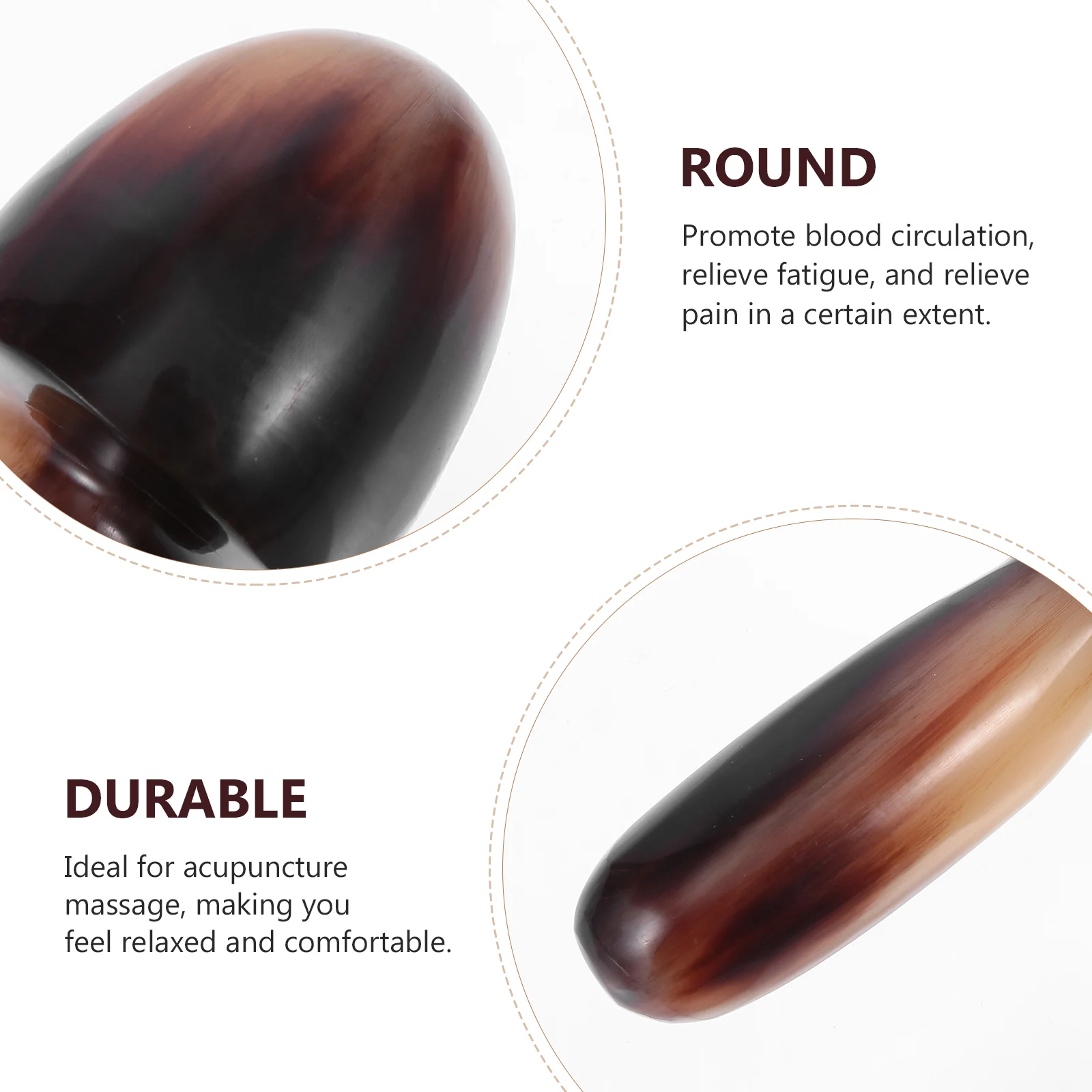 1 шт. с цифрами и рожками на капюшоне Массажная палка выскабливание массажный