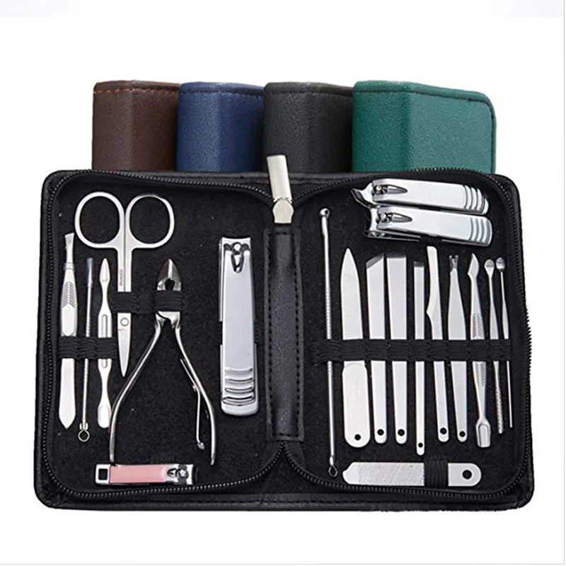 Набор для стрижки ногтей 4/20 шт. инструменты маникюра ножницы серповидный крюк