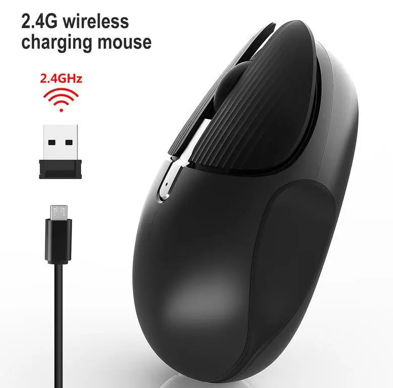 

Перезаряжаемая беспроводная мышь 2,4g, бесшумная компьютерная офисная мышь