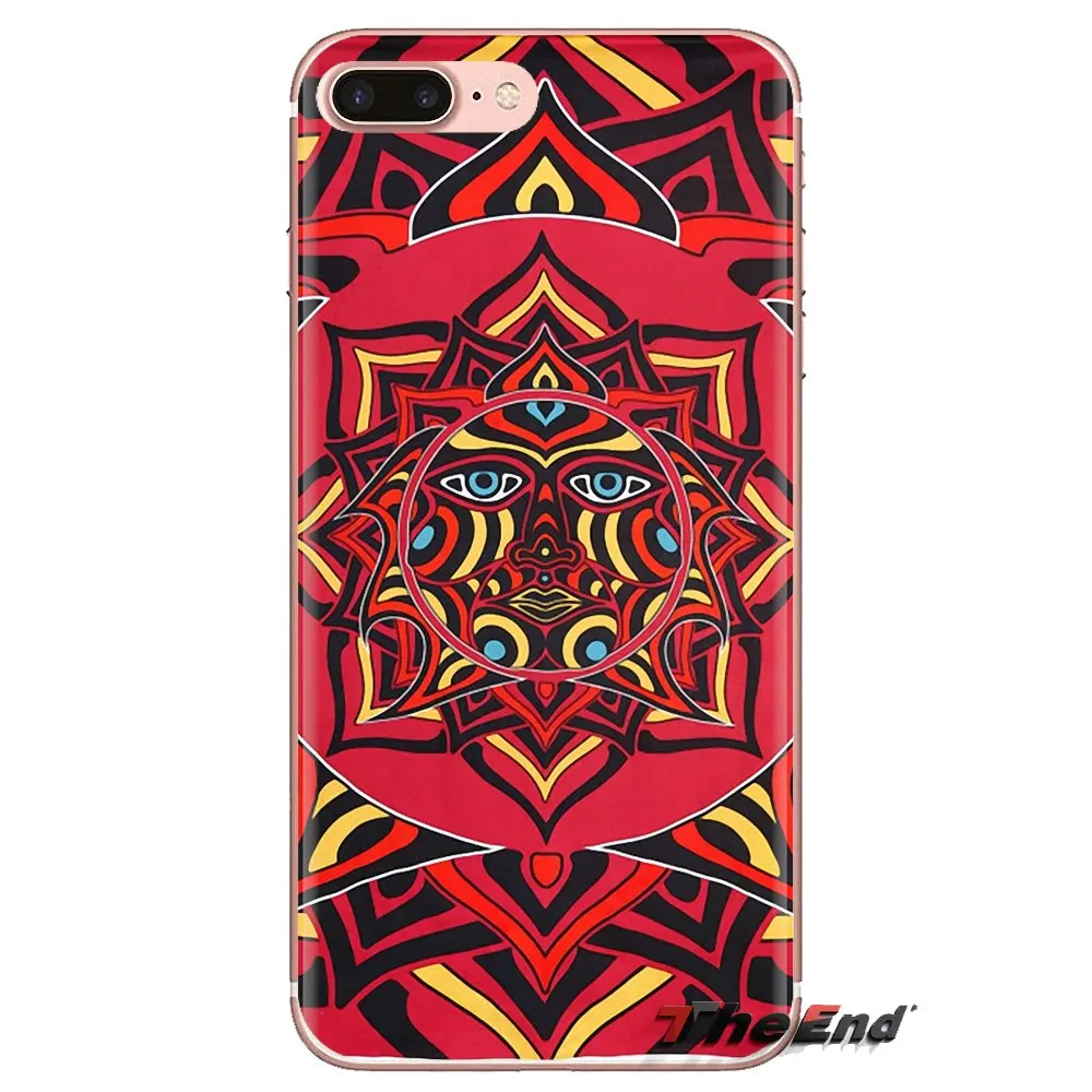 mandala tapestry For Samsung Galaxy S2 S3 S4 S5 MINI S6 S7 edge S8 S9 Plus Note 2 3 4 5 8 Coque Fundas Soft Transparent Bag Case |