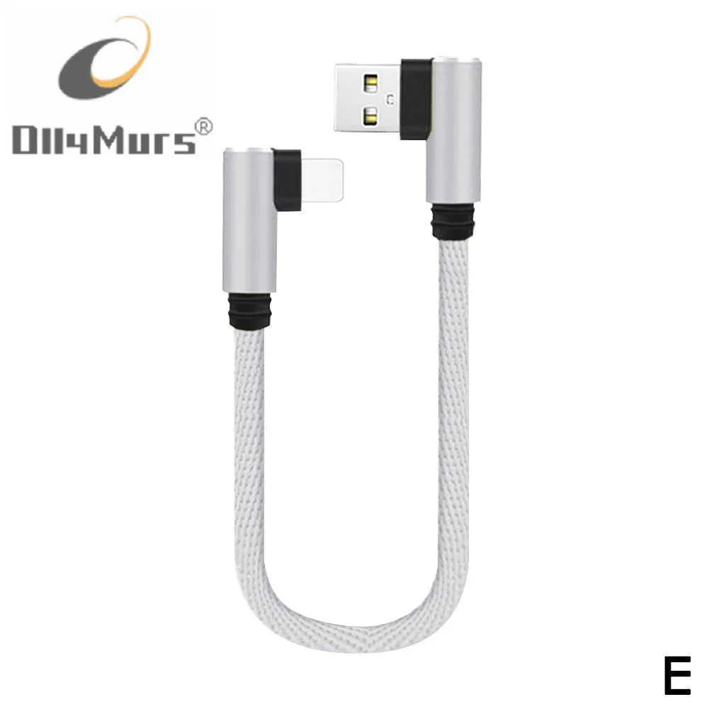 Быстрая зарядка 25 см короткий 90 градусов usb type C зарядный кабель USB-C телефон кабель для зарядного устройства для samsung A3 A5 A7 huawei P20 для