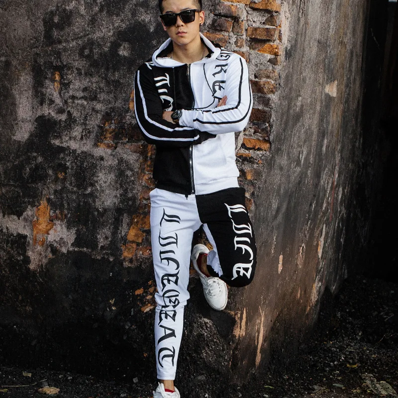 Maoxzon мужские повседневные спортивные комплекты костюмы для фитнеса джоггеры