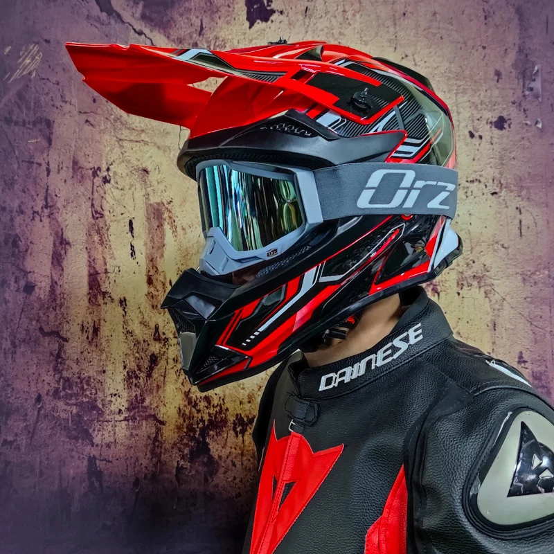 DOT approved moto rcycle шлем внедорожный Шлем Полный лицевой каск горный велосипед DH capacete