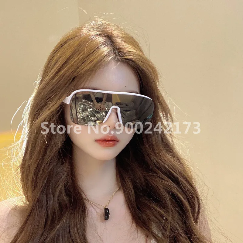 

Alexander Oversized Square Sunglasses Men Women semi Rimless Frame One Piece Lens Sun Glasses Gradient Driving Unisex Eyewear