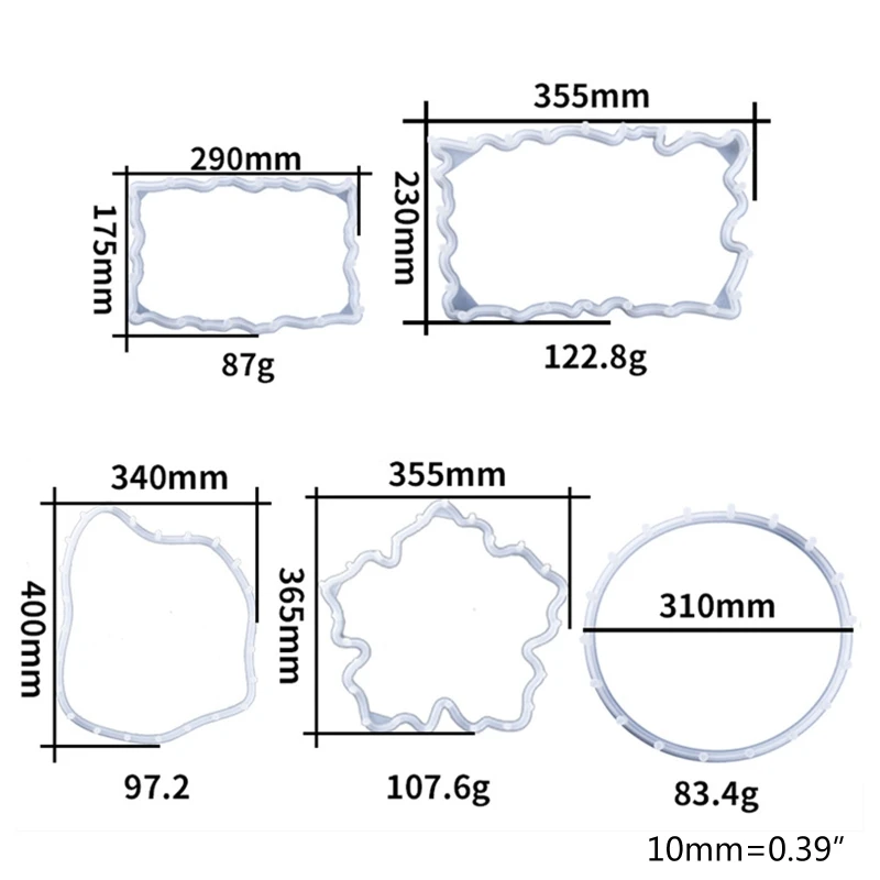 

Tray Holder Casting Silicone Mould DIY Crafts Making Crystal Epoxy Resin Mold Dropshipping
