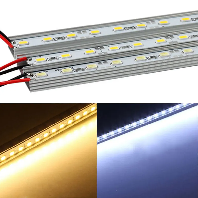 50 см 12В 36 SMD 5630 белый/теплый белый не водонепроницаемый Светодиодные полосы
