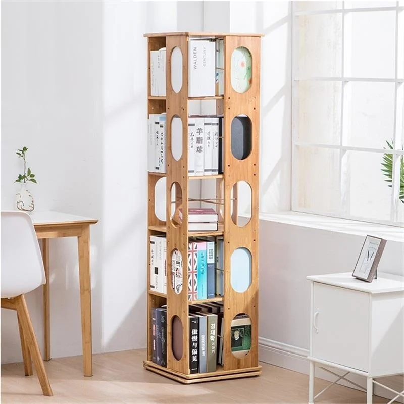 

Decoratie Meuble Industriel Display Cabinet Legno Rotate Rotatable Libreria Scaffale Librero Modern Bookcase Book Case Rack