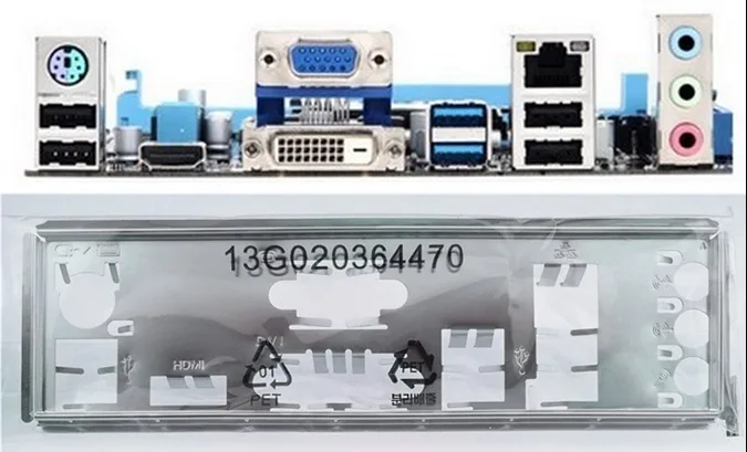 

Новая задняя панель I/O для материнской платы