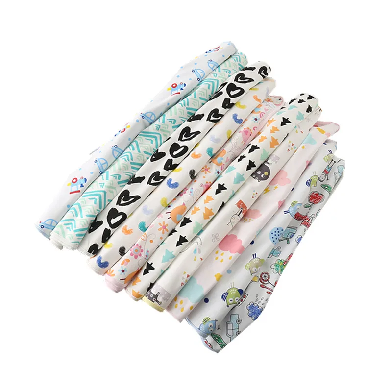 Print Baby Changing Pad Cover Waterproof Nappy Mat Cloth Diapers Fralda Reusable | Мать и ребенок