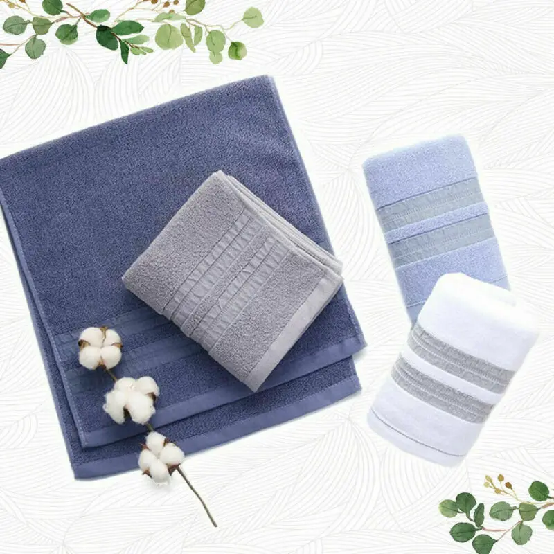 Полотенца для ванной из чистого 100% египетского хлопка банный набор простыней