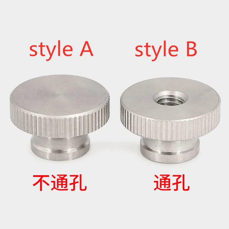 Накатанная гайка для большого пальца из нержавеющей стали 304 ручного затягивания