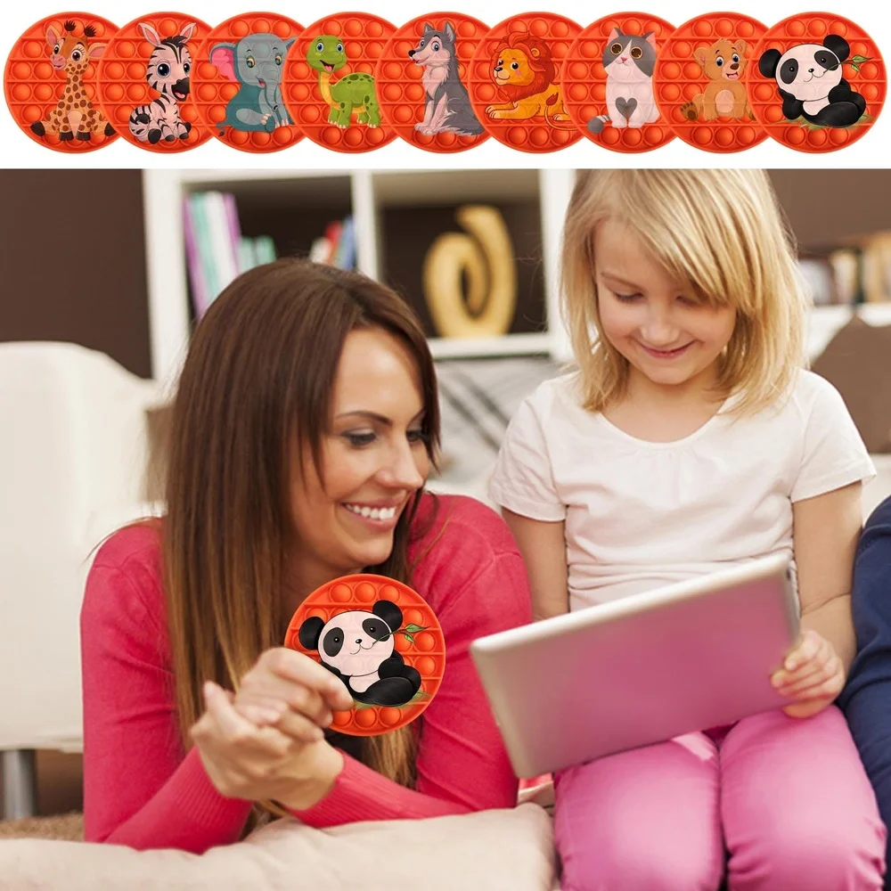 Много игрушек Покемон панда волк фигурки животных поп фиджет игрушки Charizard для