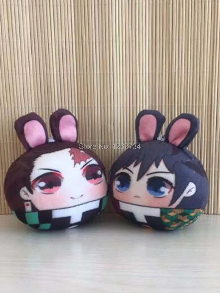 10 шт/партия демон убийца Kimetsu без Yaiba камадо Nezuko Tanjirou Hashibira Inosuke см плюшевый брелок