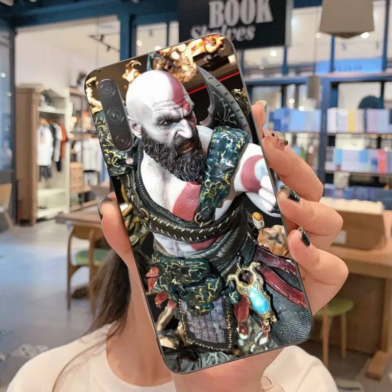 HPCHCJHM Железный Бог войны черный ТПУ мягкий чехол для телефона Huawei Nova 6se 7 7pro 7se honor 7A