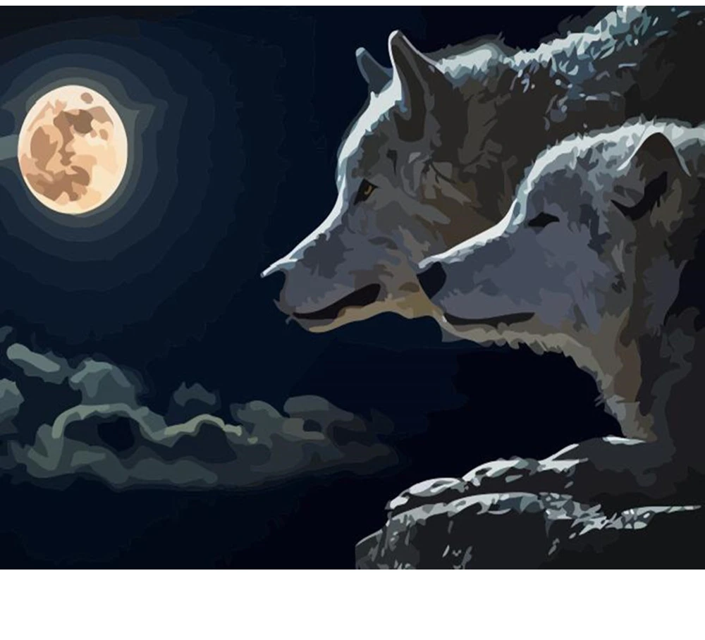 

CraftArtGo картина по номерам животных живопись на холсте Ручная роспись подарок алмазов картина по номерам водопад комплекты, украшение для до...