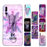 indian animal elephant totem phone case soft silicone case for huawei p 30lite p30 20pro p40lite p30 capa